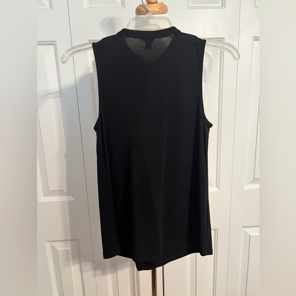 Ann Taylor XSP Black Sleeveless Cowl Neck Blouse - Picture 4 of 4